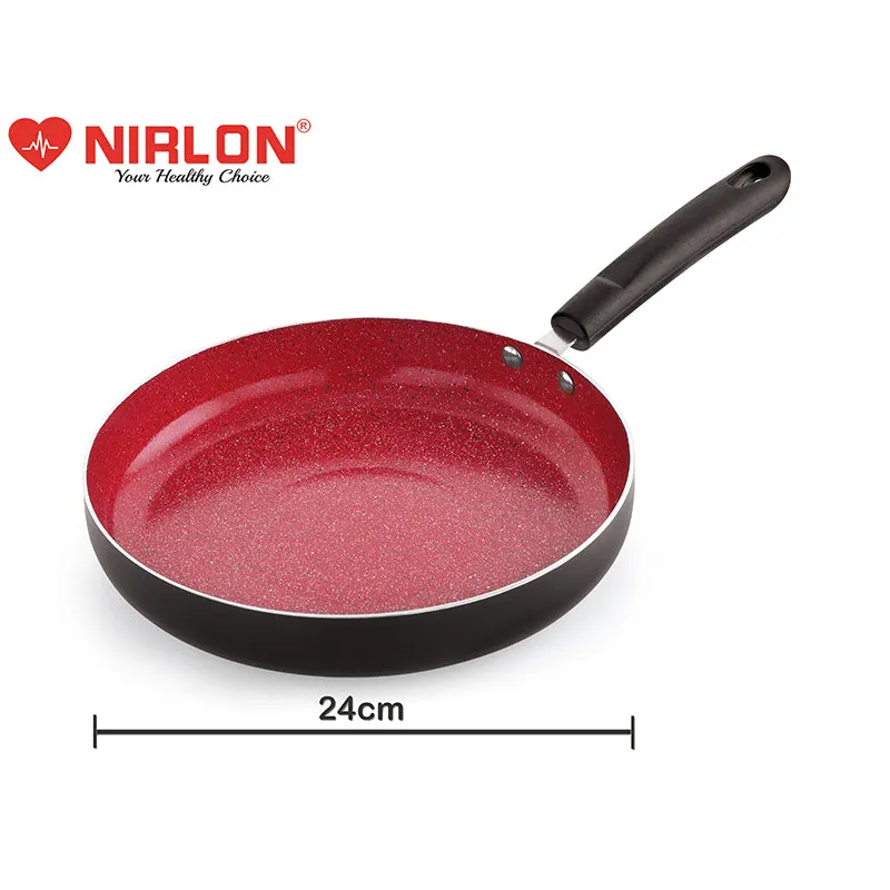 Nirlon Red Ceramic Coating Cookware Set media 4