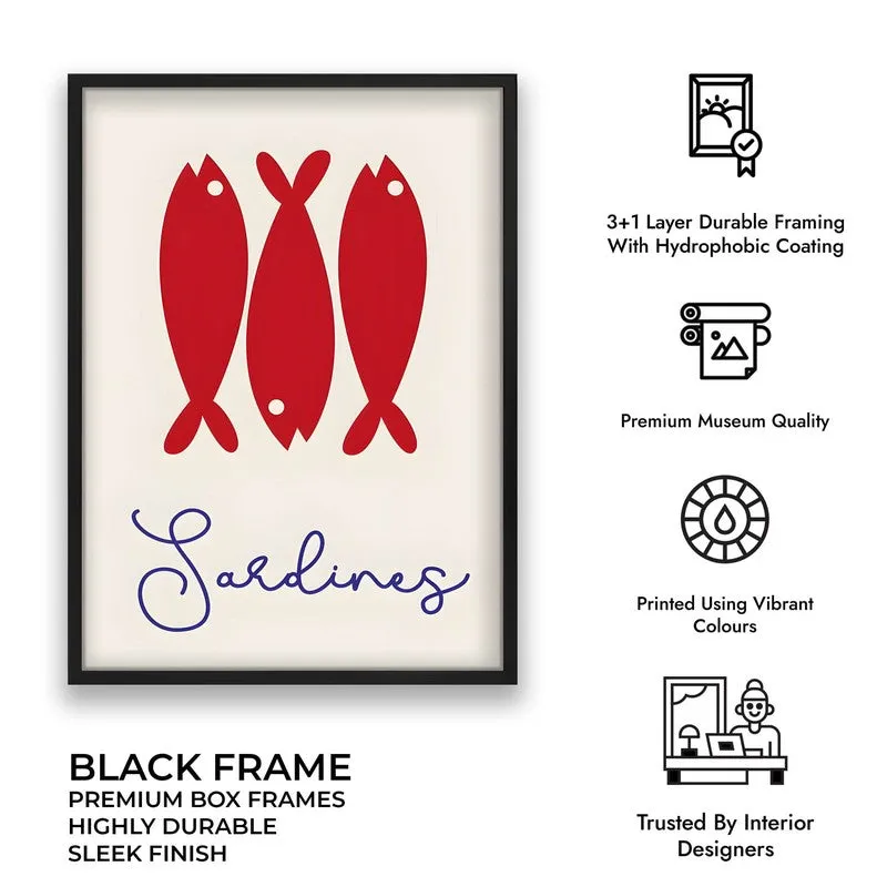 Marine Print Archival Canvas Wall Art - Black media 10