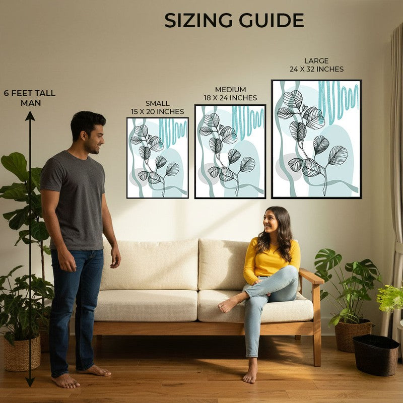Verdant Melody Archival Canvas Wall Art - Black Frame media 9