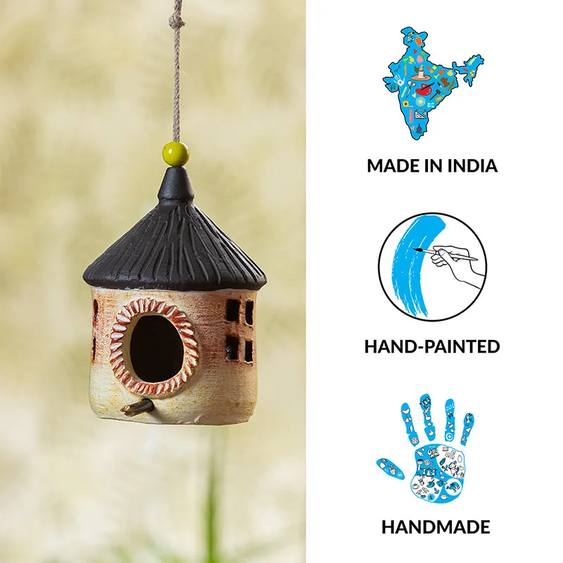 Patrangana Terracotta Bird Feeder media 5