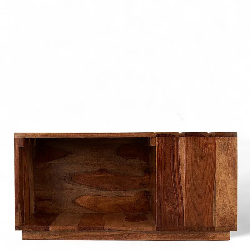 Wervon Sheesham Wooden Center Table - Brown media 6
