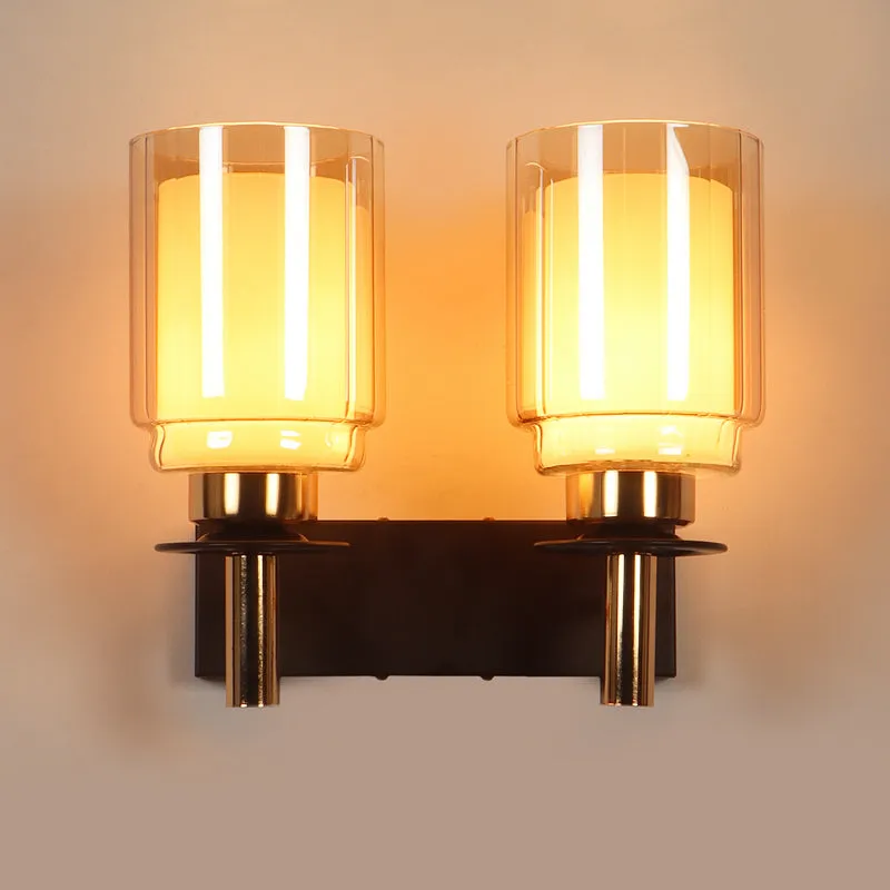 Khrystal Glass & Iron Wall Lamp media 6