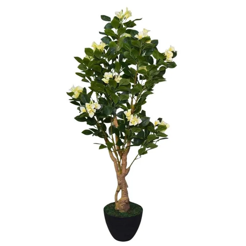 Artificial White Bougainvillea Plant Without Pot - 4.4 Feet media 6