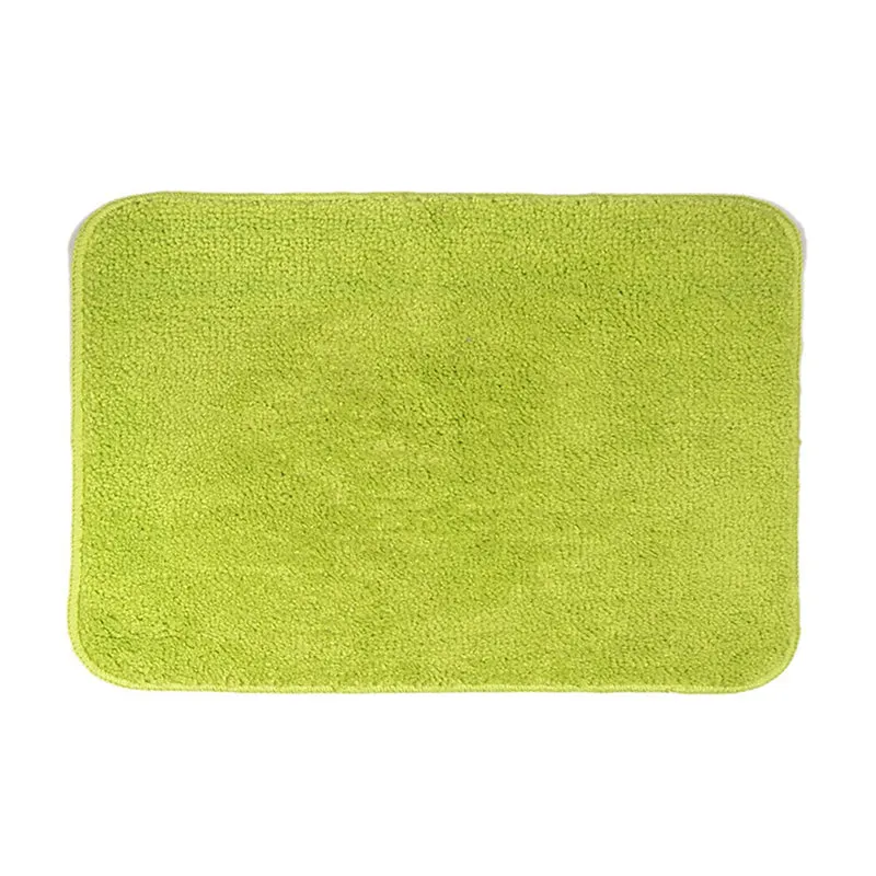 Minimal Mist Microfiber Bath Mats (Green) - Set of Two media 5