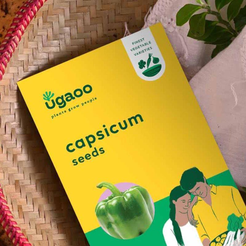Ugaoo Capsicum Green Vegetable Seeds media 3