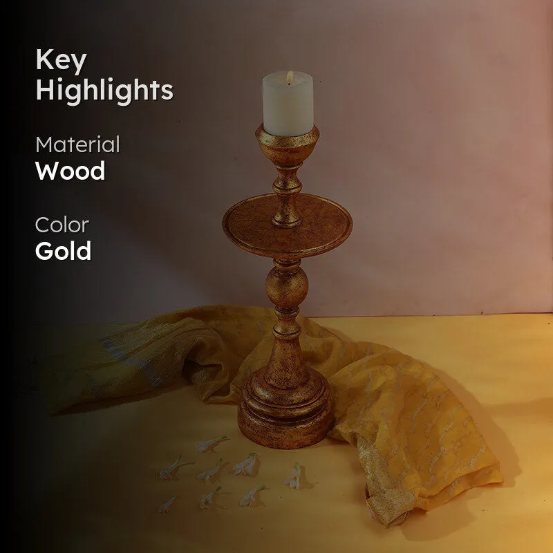 Suvaranksha Wood Candle Holder media 2