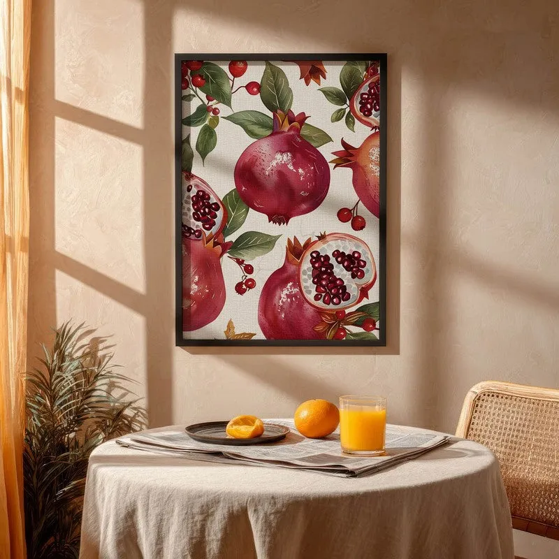 PomegranateFarm Archival Canvas Wall Art - Black media 4