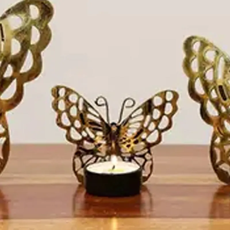 Mariposa Glow Tea Light Holder media 3