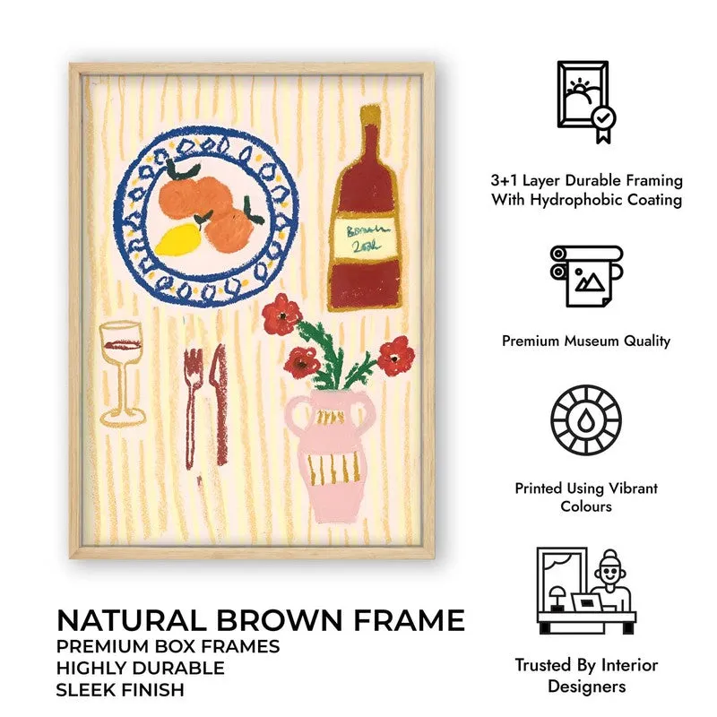 MorningDining Archival Canvas Wall Art - Brown media 11