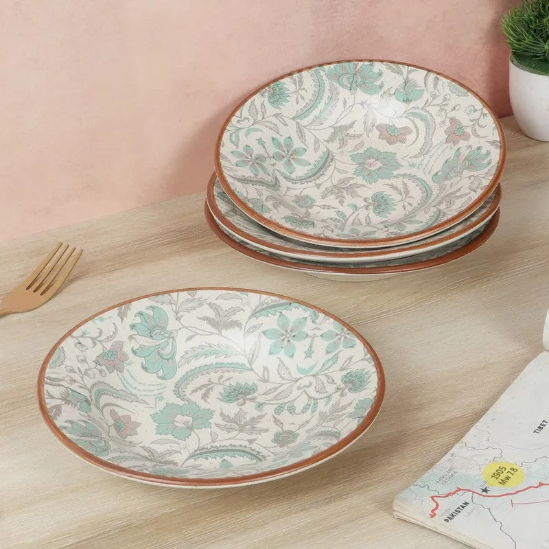 Ceramic Pasta Plate (Multicolor) - Set Of Four media 1
