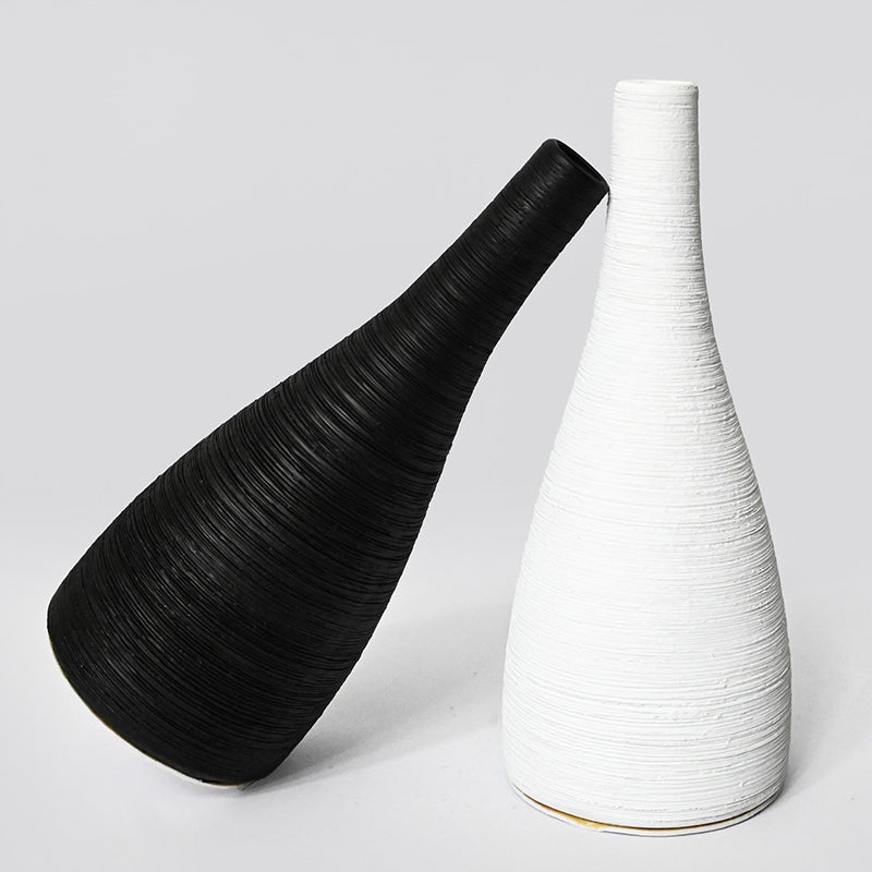 Olyra Ceramic Vase - Set Of Two media 3