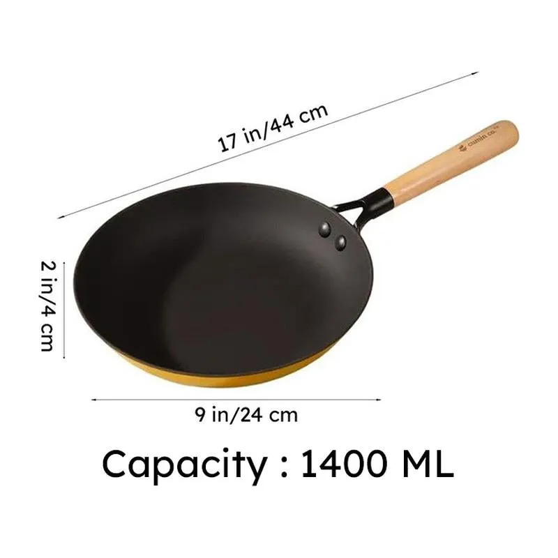 Cumin Co Enamel Cast Iron Frying Pan - 1400 mL media 11