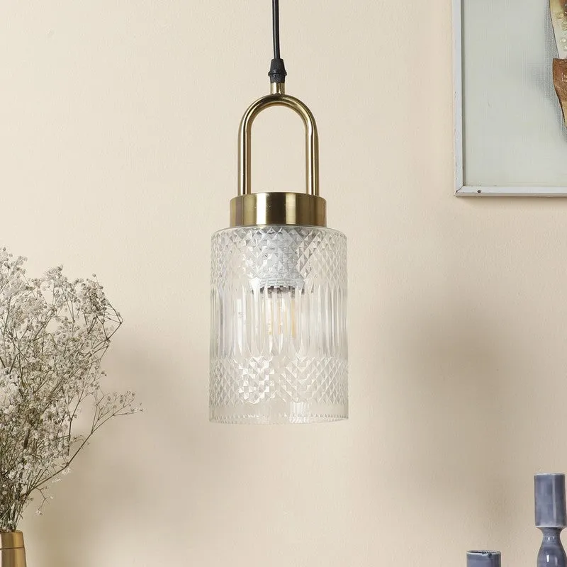 Beloria Elegant Glass Pendant Lamp media 4