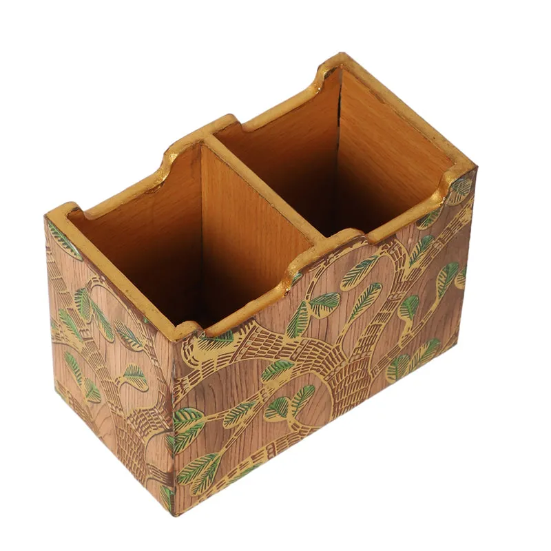 Sona Patta Twin Section Cutlery Holder media 4