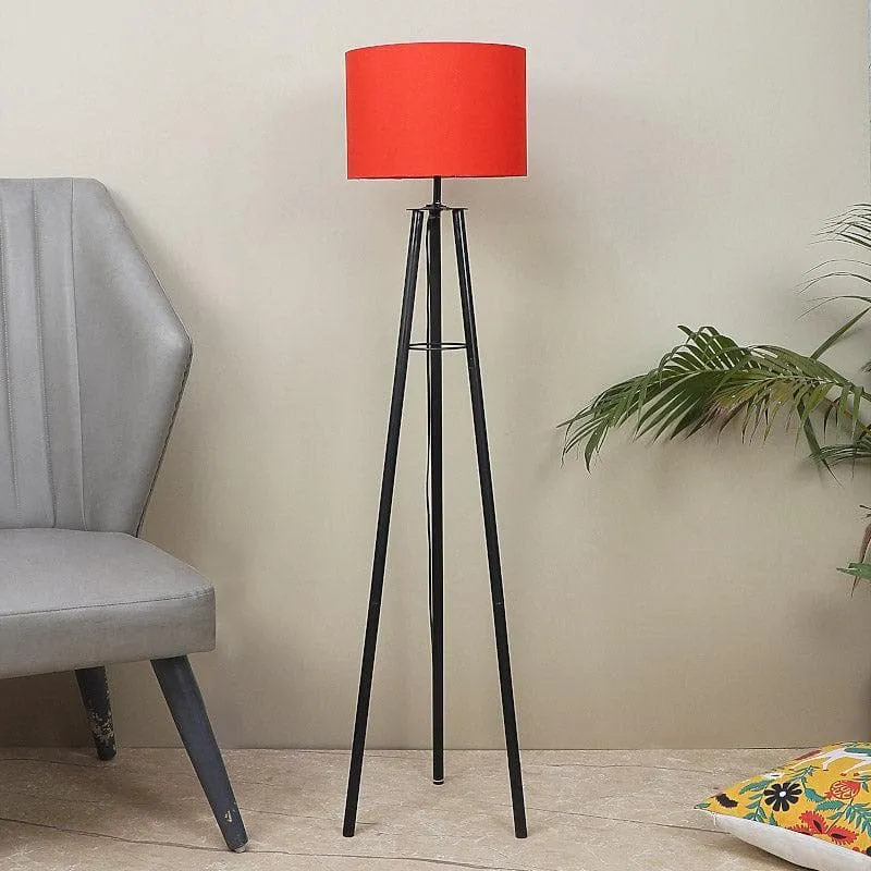 Natura Casper Floor Lamp - Bright Orange media 3