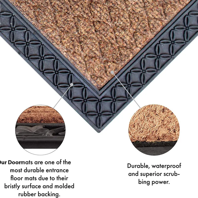 CoirLuxe Coir Door Mats - Brown media 4