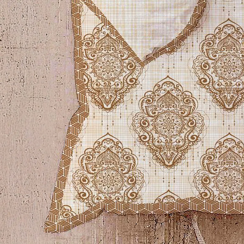 Sargam Ethnic Cotton Dohar (Brown) - 210 TC media 5