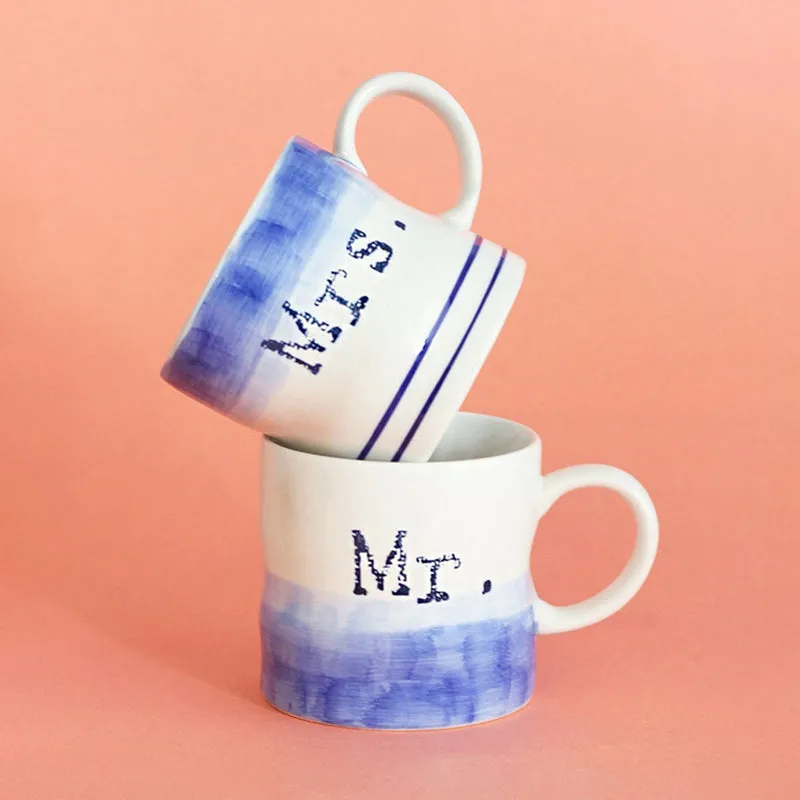 Mister Ceramic Coffee Mug (280 mL Each) - Set of Two media 3