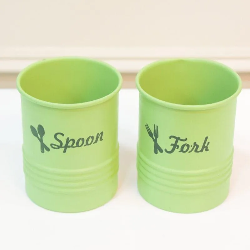 Ferrous Fun Cutlery Holder (Green) - Set Of Two media 5