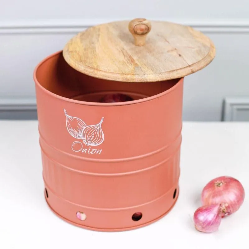 Ferrous Fun Round Onion Iron Container - 11 L media 1