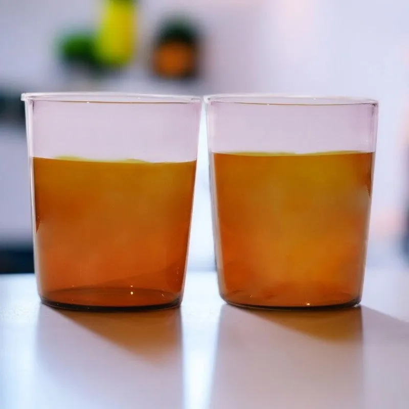 Rustic Ember Tumbler Glasses(310 mL) - Set Of Two media 1
