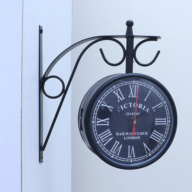 Gothic Hours Iron Wall Clock media 3