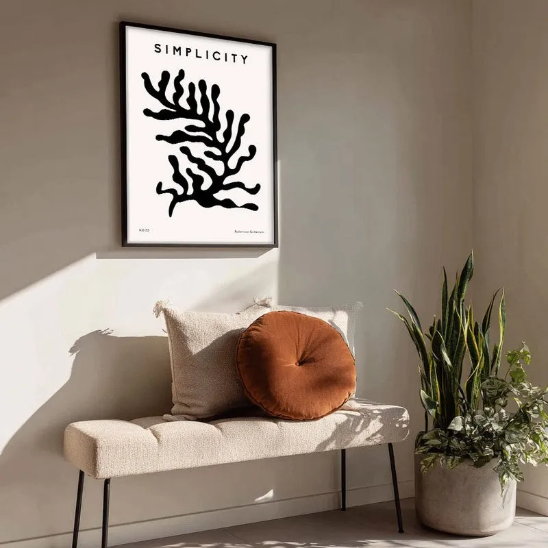 Natural Rhythm Canvas Wall Painting With Black Frame media 4