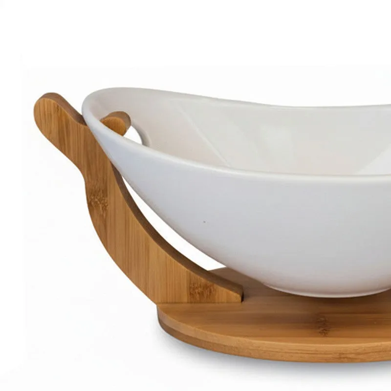 Table Bloom Ceramic Serving Bowls( 900 mL Each) - Set Of Two media 5