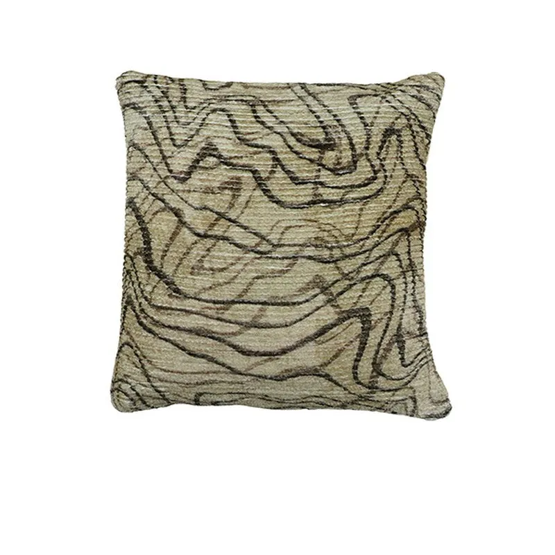 LiquidFlow Cushion Cover (Mocha) - Set Of Three media 3