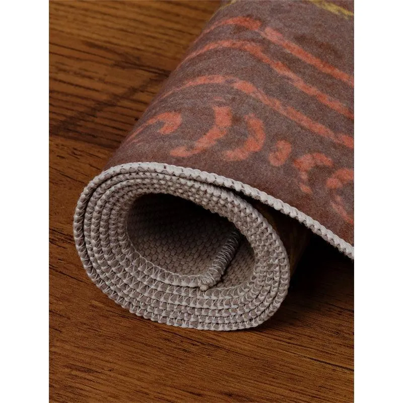 Yanika Boho Carpet - Maroon - 5