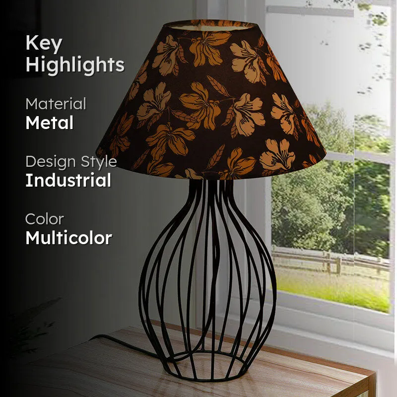 Spire Fleura Metal Table Lamp - Multicolor media 2