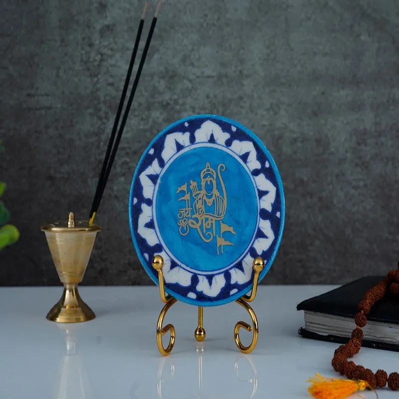 Jai Shree Ram Handcrafted Ceramic Showpiece media 4