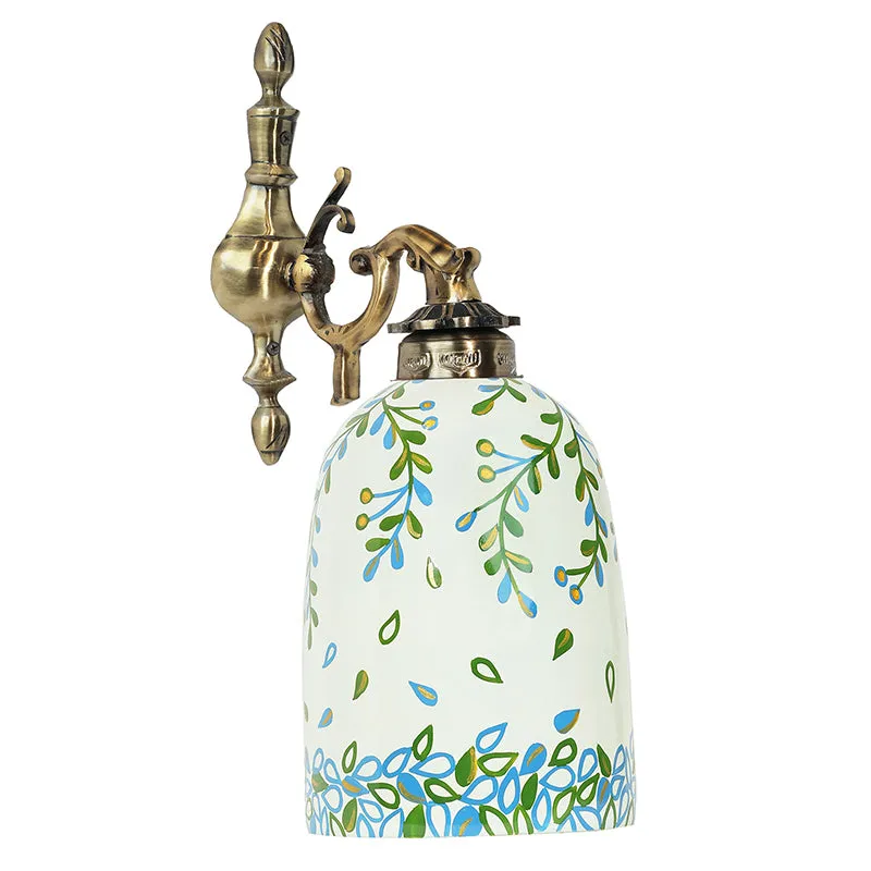 Petal Drops Hand Painted Wall Lamp media 6