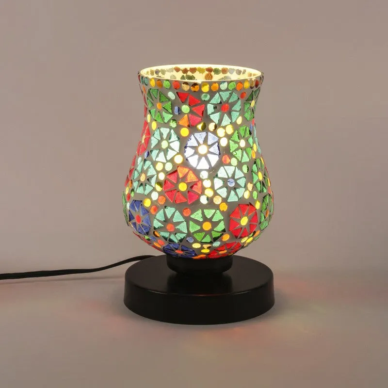 Moonixa Mosaic Glass Table Lamp - Multicolor media 6