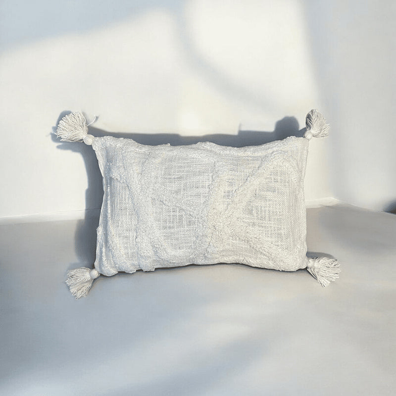 Dreamy Divot Tufted Cushion Cover - Grey media 3