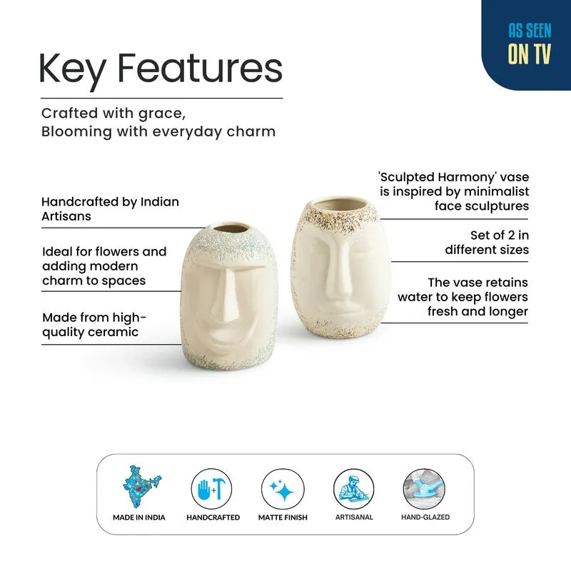 Vera Ceramic Vase - Set Of Two media 5