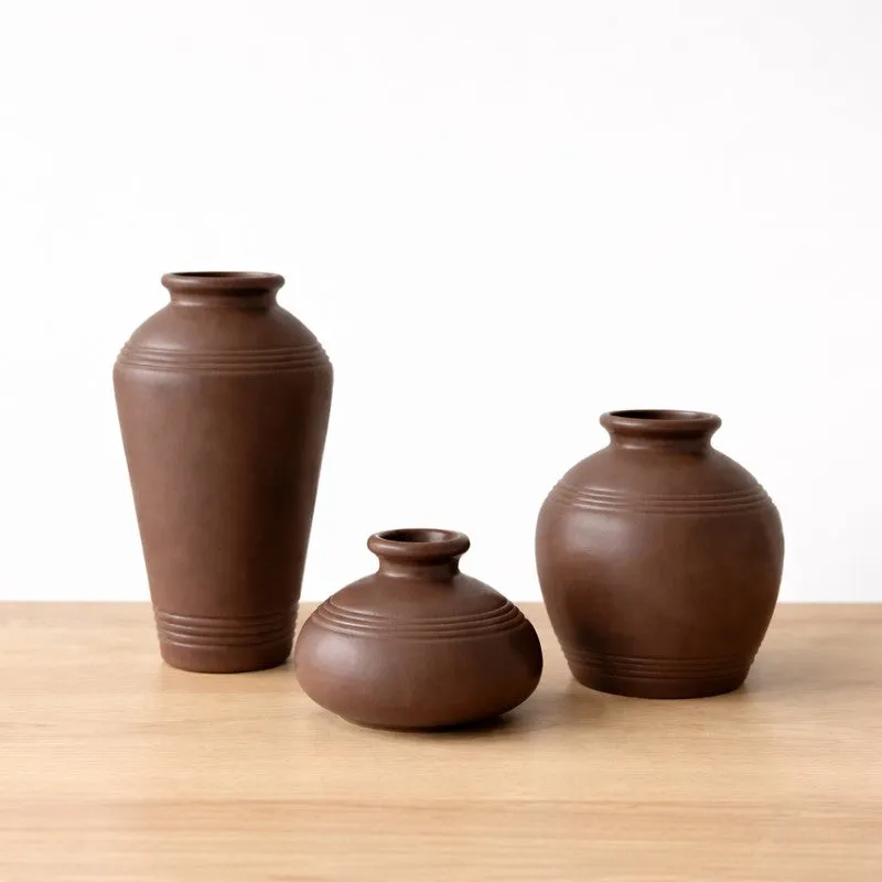 Earthloom Ceramic Vase - Set of Three media 5