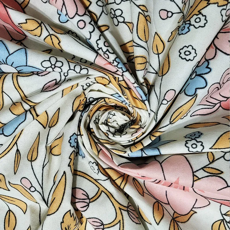 Clémence Floral Cotton Curtain - Set Of Two media 4
