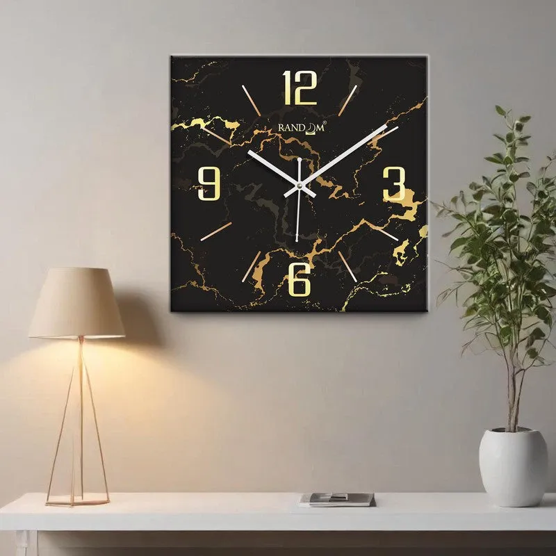 Aurexa Analog Wall Clock - Black media 1