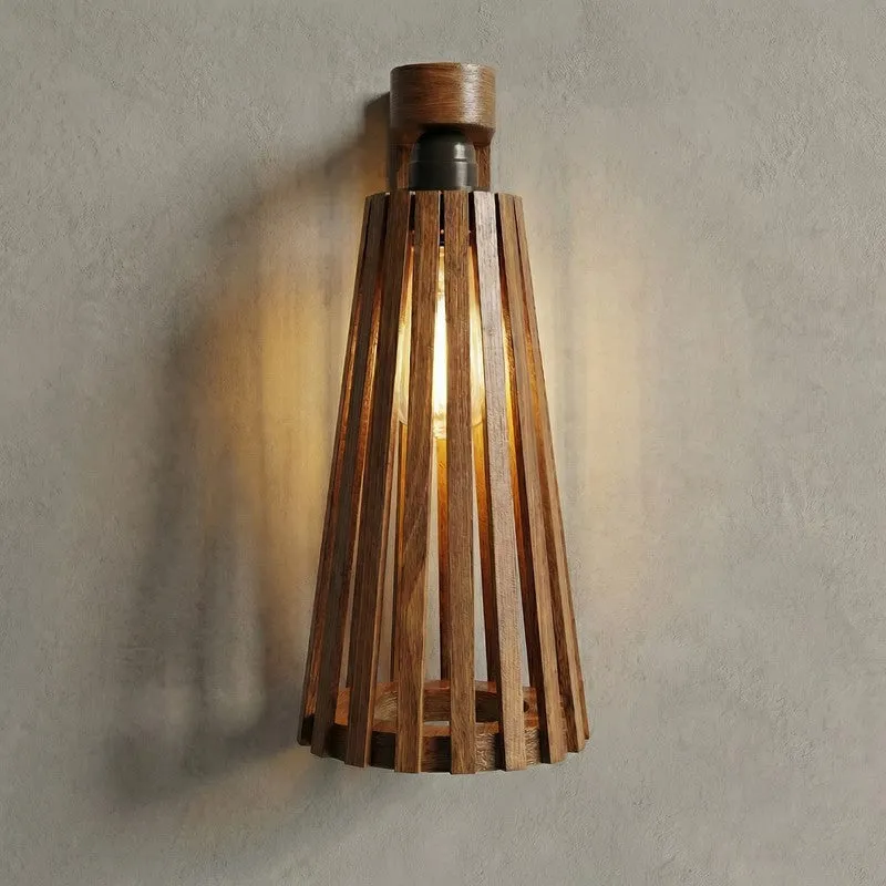 Radiaro  Cone Wooden Wall Lamp media 6