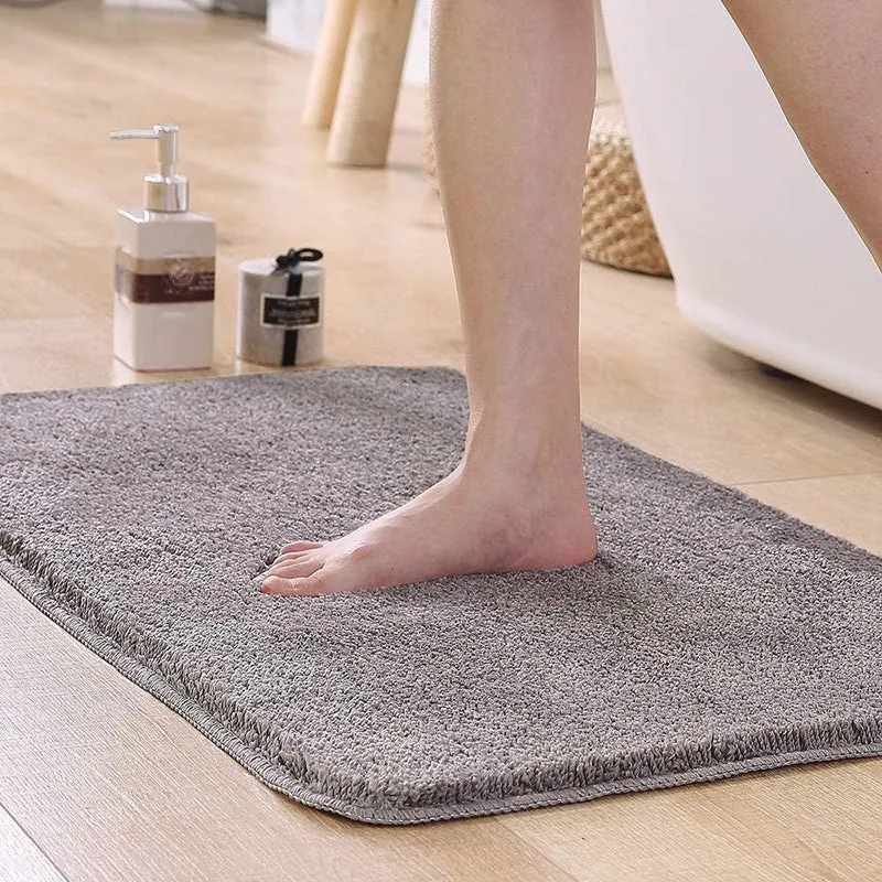 Lois Anti Skid Bath Mat (Grey) - Set Of Four media 4