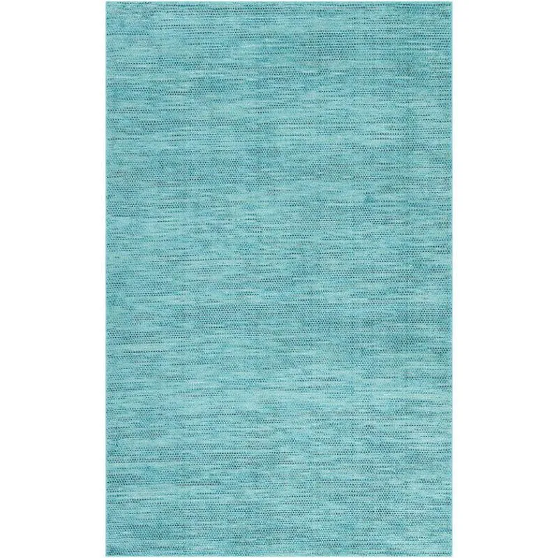 Lasumi Hand Woven Wool Rug - Teal media 1