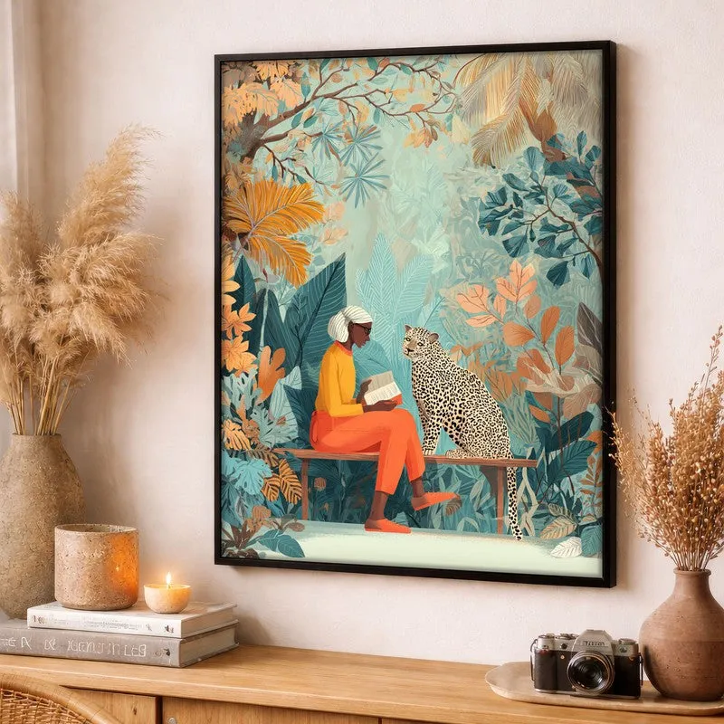 Aurevia Canvas Wall Painting With Black Frame media 4