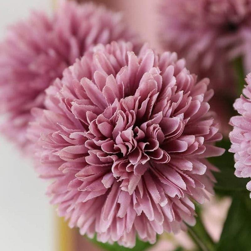 Faux Ja Dank Chrysanthemum Bunch (Pink) - Set Of Six media 4