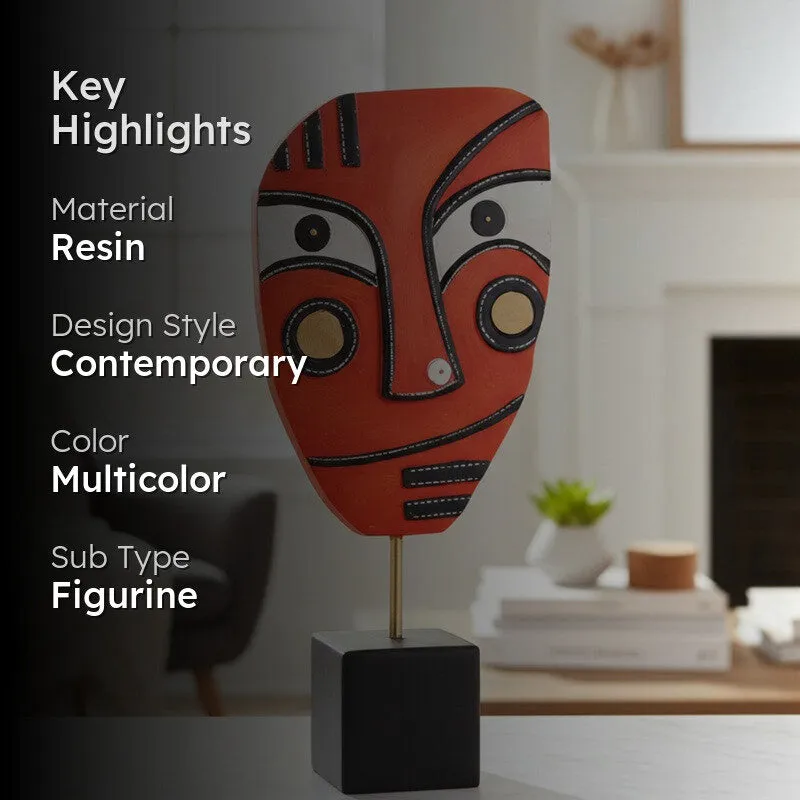 Gallery Form Face Showpiece - Multicolor media 2