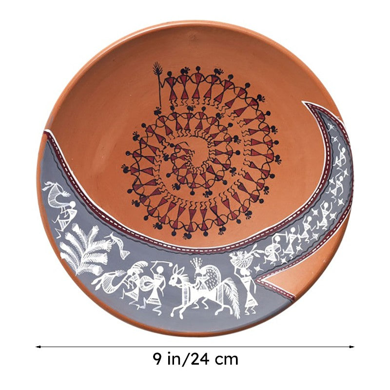 Diyana Warli Terracotta Wall Accent media 6