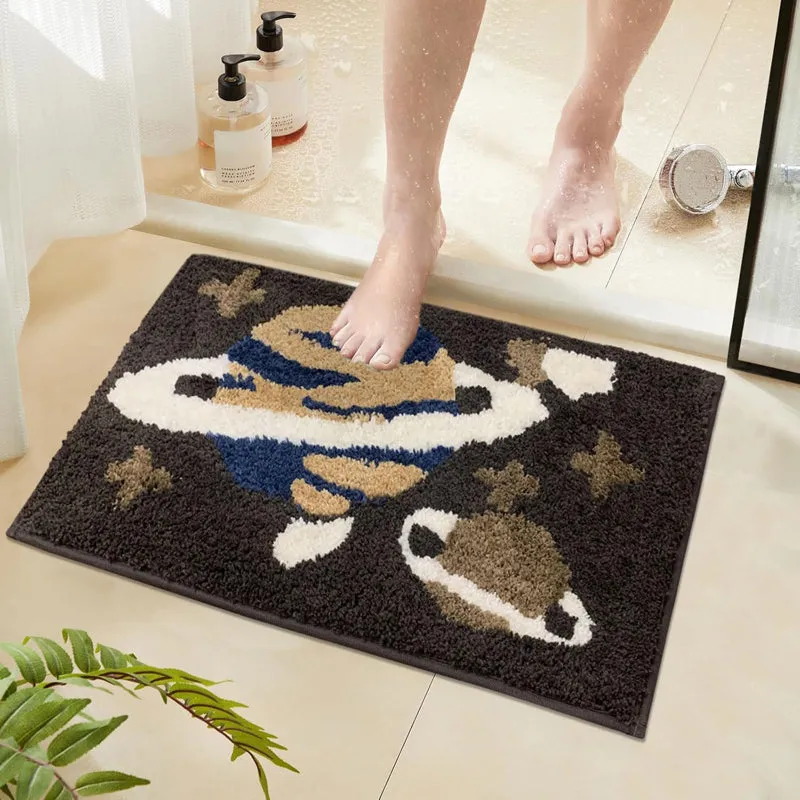 Planetarium Microfiber Bath Mat - Brown media 3