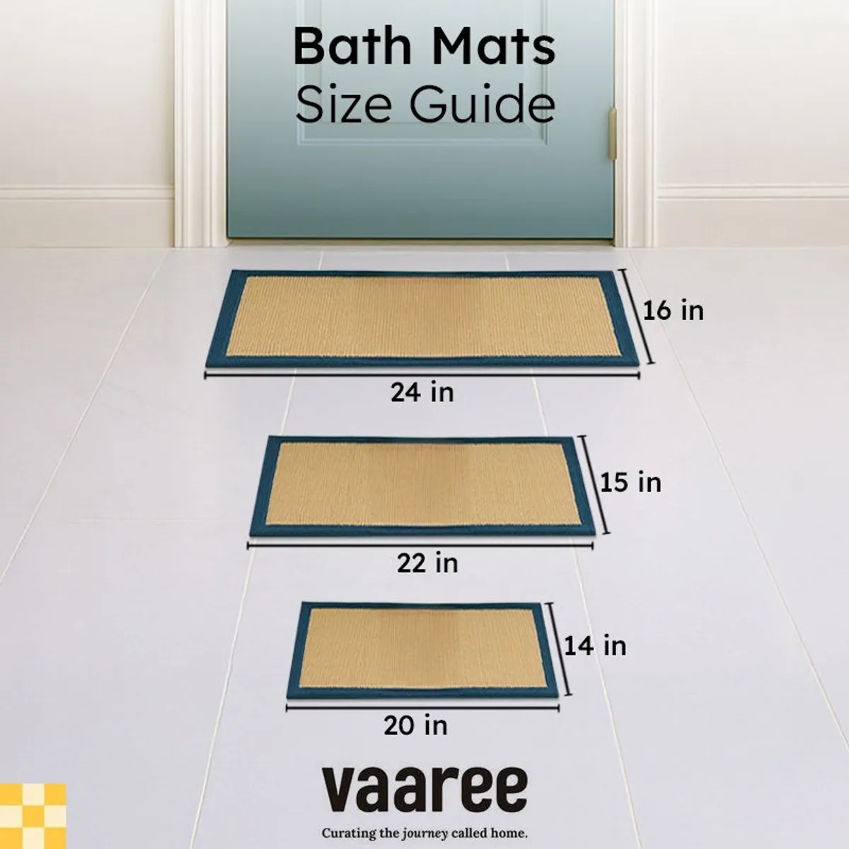 Beige bath mat shown with its rubber underside visible