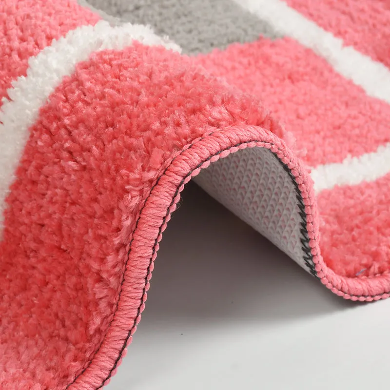 Zerix Cotton Bath Mat - Pink media 8