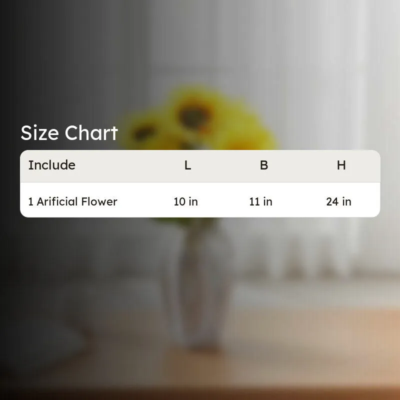 Blushira Sunflower Artificial Flower media 8